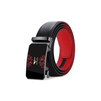 SEPTWOLVES Cow Leather Leather Belts Men's Width 3.5CM