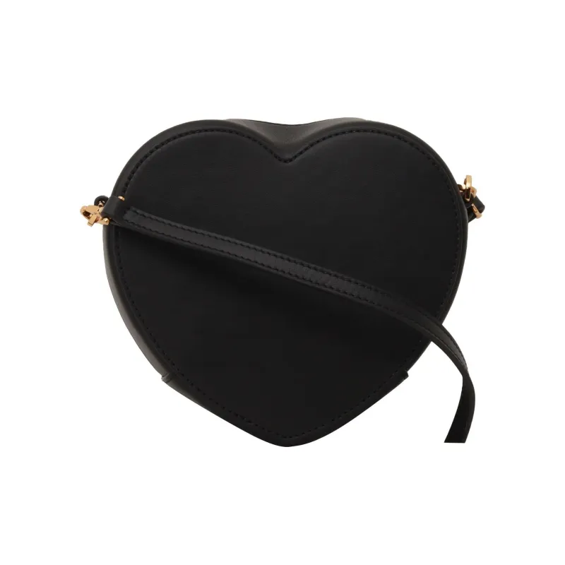 VERSACE Heart Shaped Stud Embellished Shoulder Bag-2