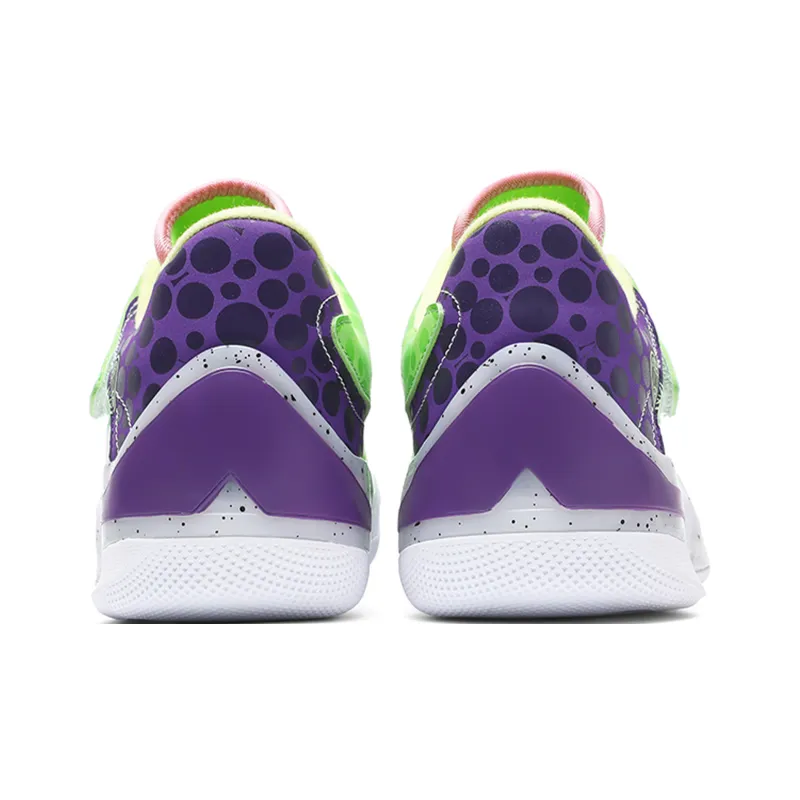 BURCOME Cushioning Support, Abrasion Resistant, Breathable Low Top Basketball Shoes Unisex-8