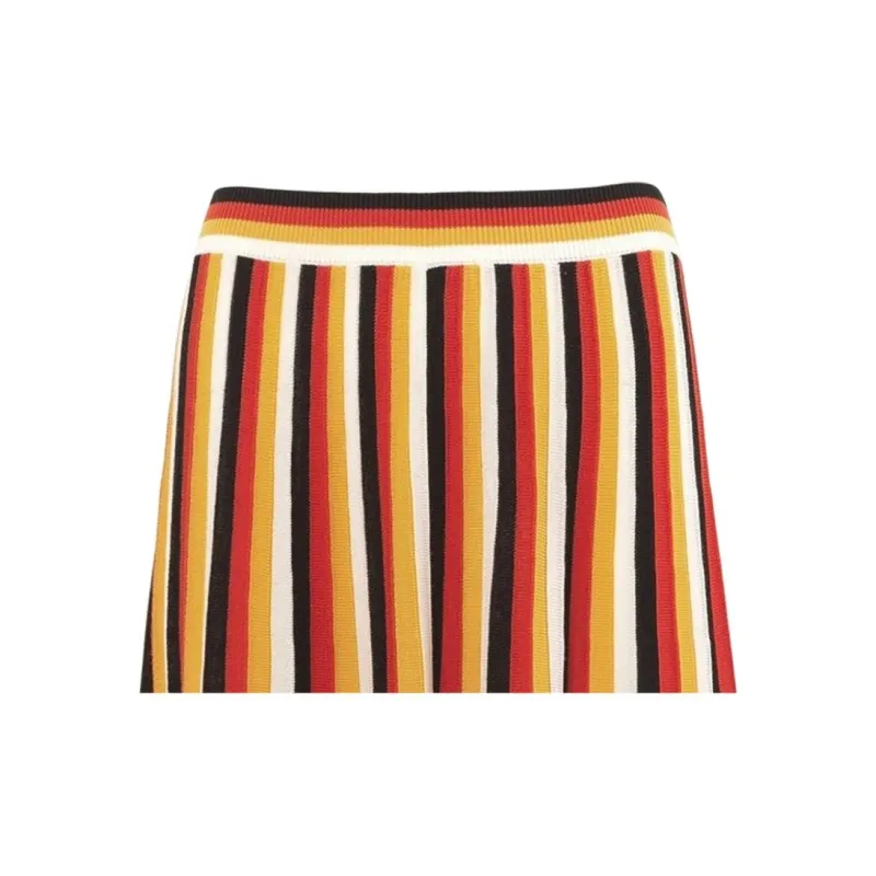 Chloé Pleated Flared Midi Skirt-3