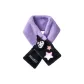Kuromi Doll Stars Knit Scarf