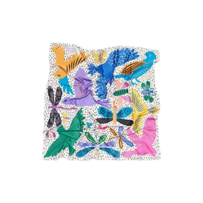 Bimba Y Lola Bugs And Birds Scarf-1