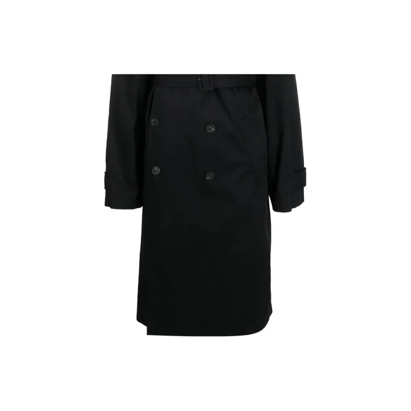 Balenciaga SS23 Trench Coat Slim Fit Women's Black-5