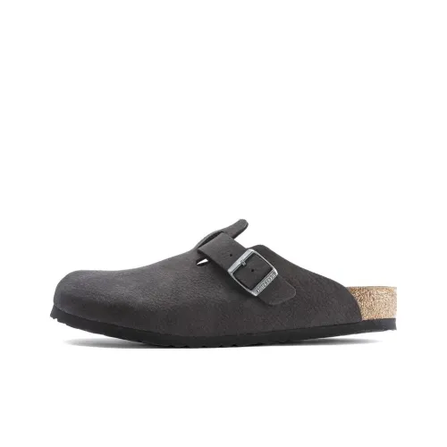 Birkenstock Boston Vegan Sandals 'Black Desert Dust'