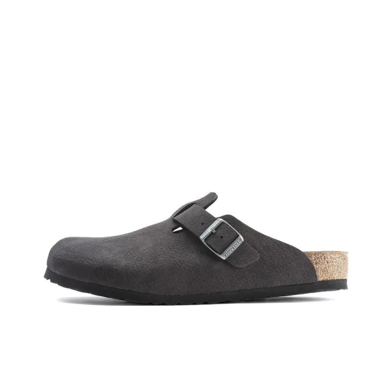 Birkenstock Boston Vegan Sandals 'Black Desert Dust'-0