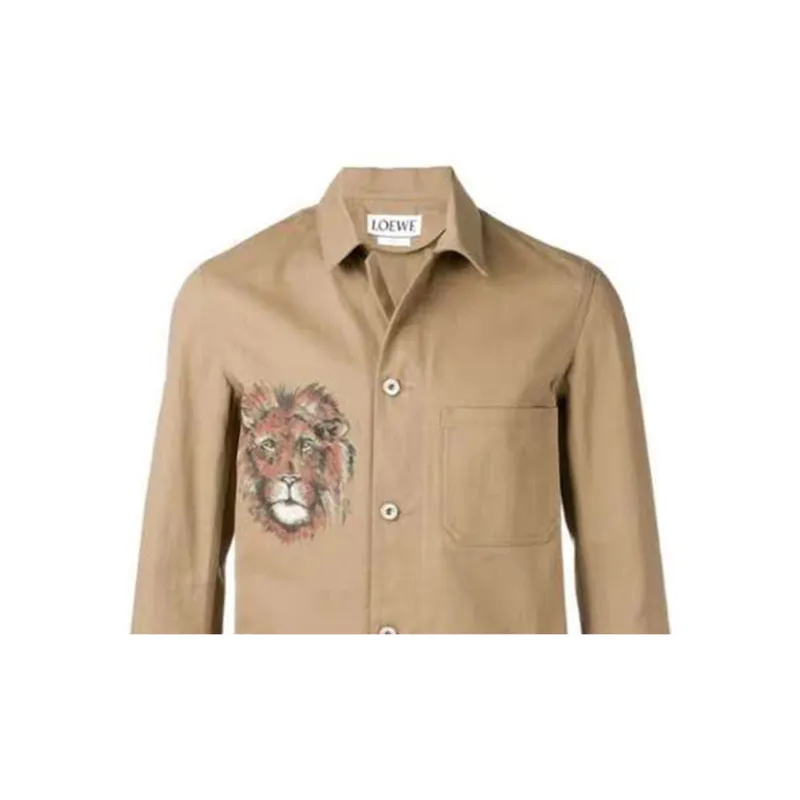 LOEWE Jackets Men Brown-4