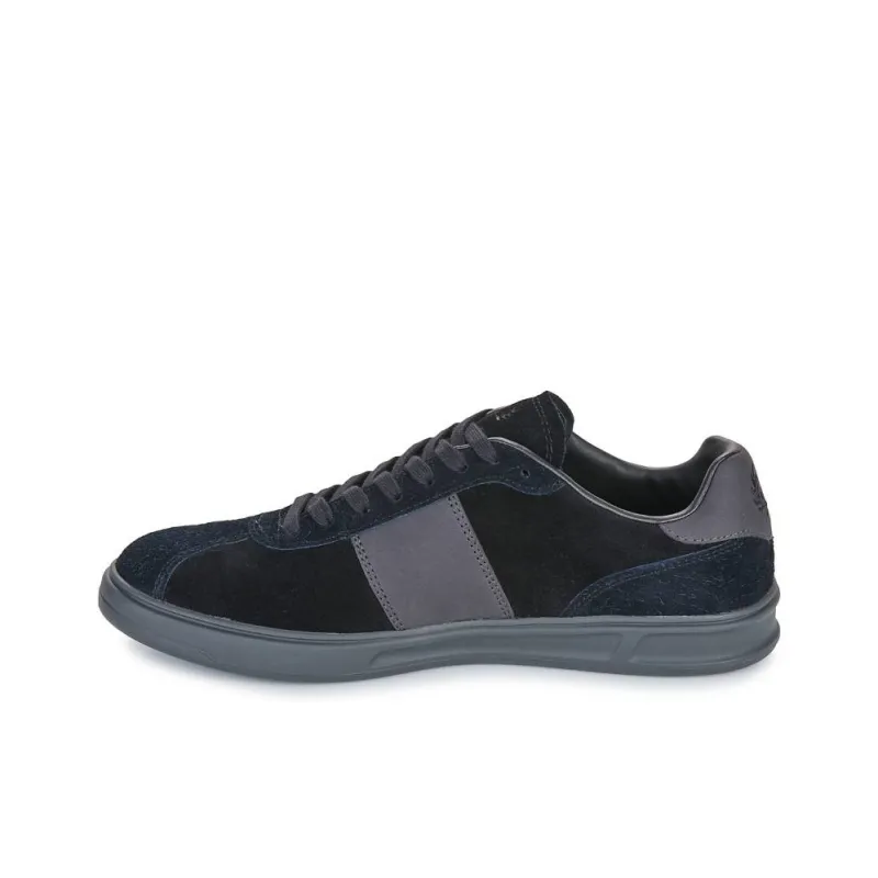 FRED PERRY Low Top Skateboard Shoes Men's Black-1