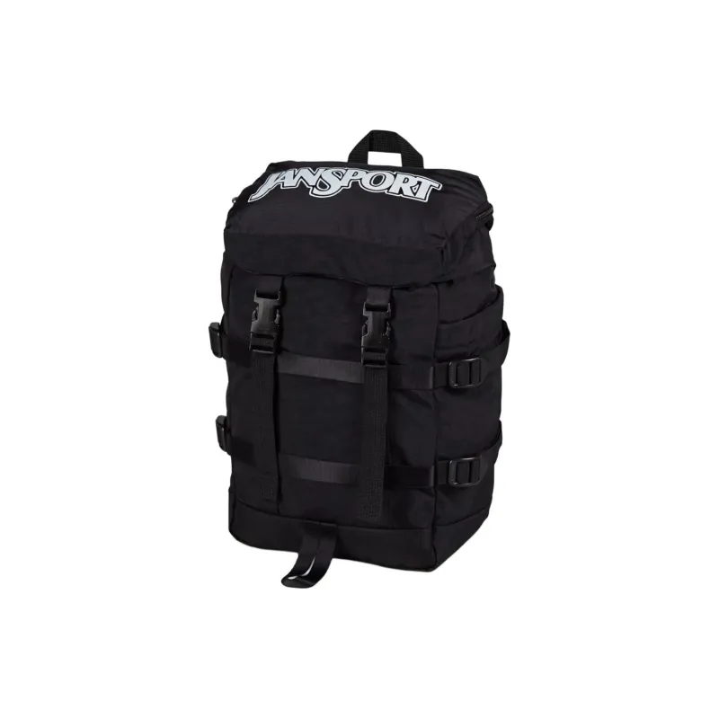 JanSport Recycled Nylon Backpack Mini Unisex Black-1