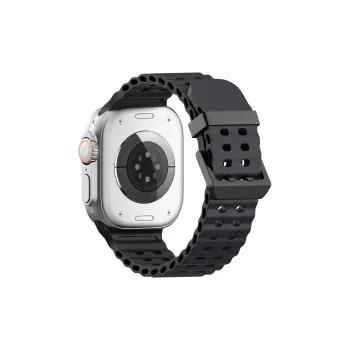 YOOVEI Watch Band Apple Compatibility Liquid Silicone Material