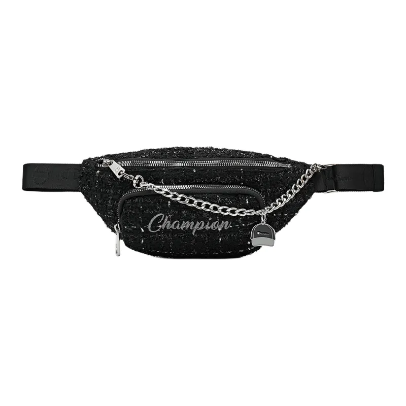 Champion Fabric With Synthetic Leather Fanny Pack Regular Unisex Iron Blue/Photon Gray/Black-8
