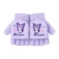 [Flap Half-Finger Style]Kuromi, Purple