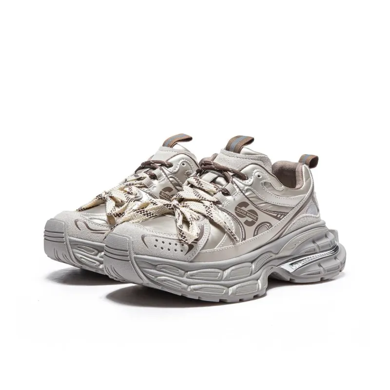 PONGFINITY Chunky Sneakers Women's Champagne Red-1