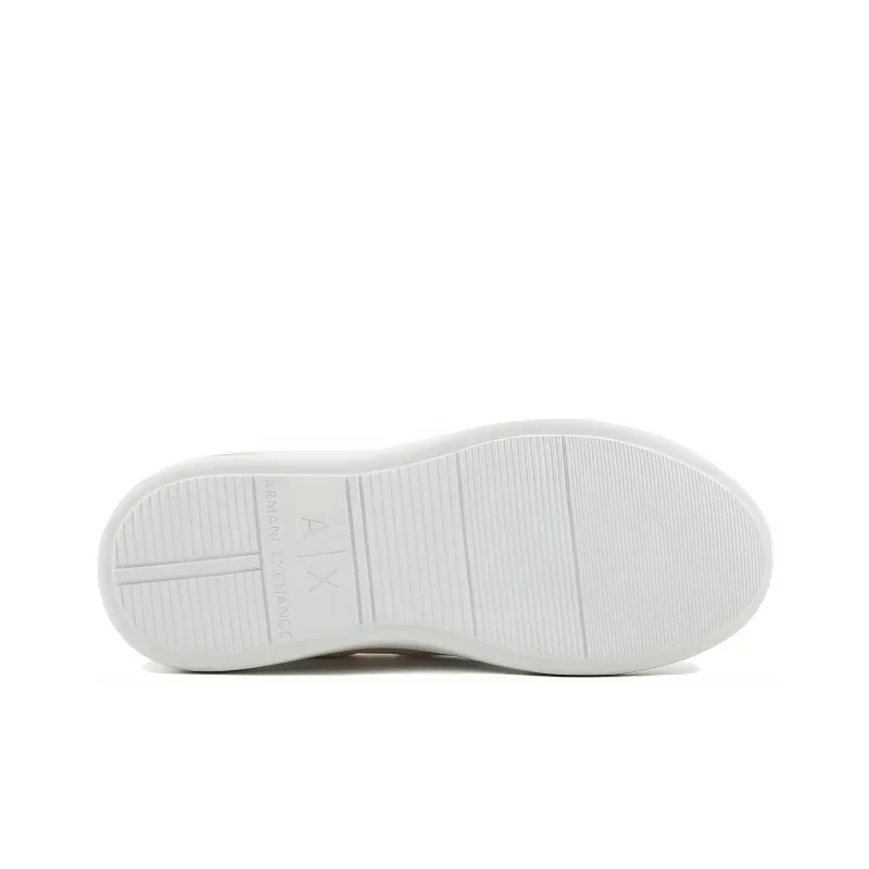 ARMANI EXCHANGEAE Low Top Skateboard Shoes Women's White-5