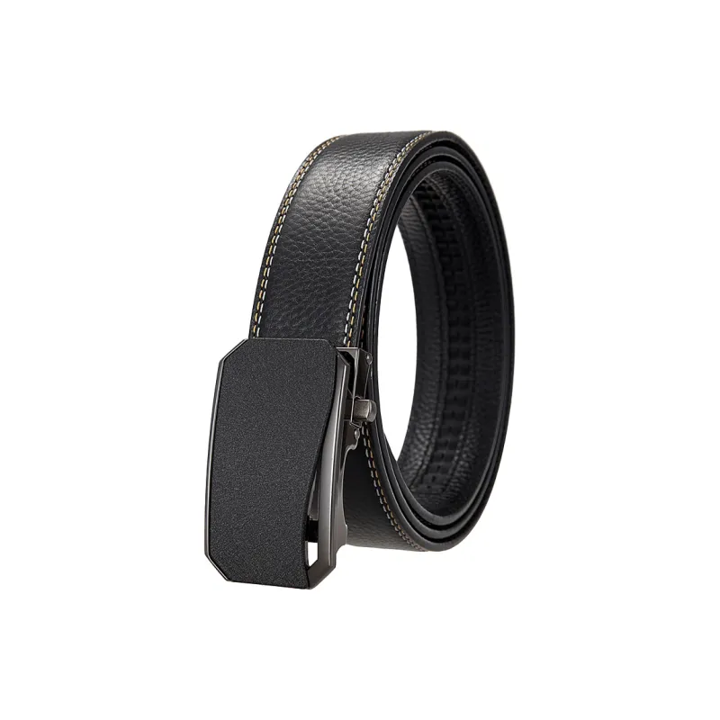 YUZHAOLIN Top Grain Cow Leather Leather Belts Men's 3.5CM-0