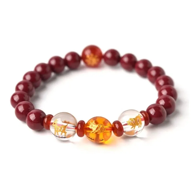 Strange Snow Cinnabar Bracelets Unisex-7