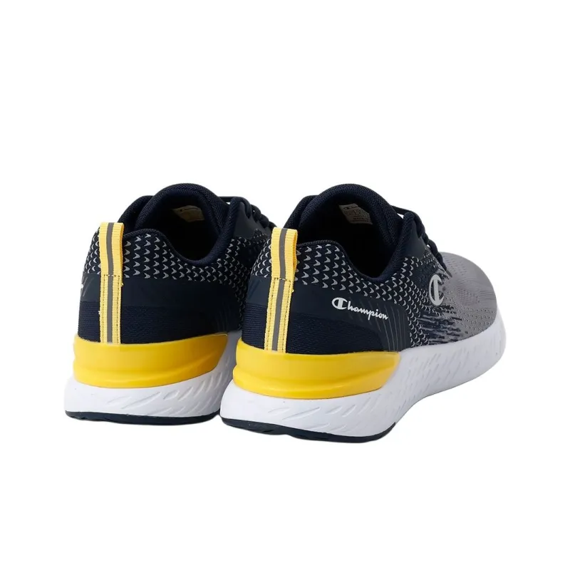 Champion Anti-Slip Wear-Resistant Low-Top Casual Running Shoes Men's Gray Blue-3
