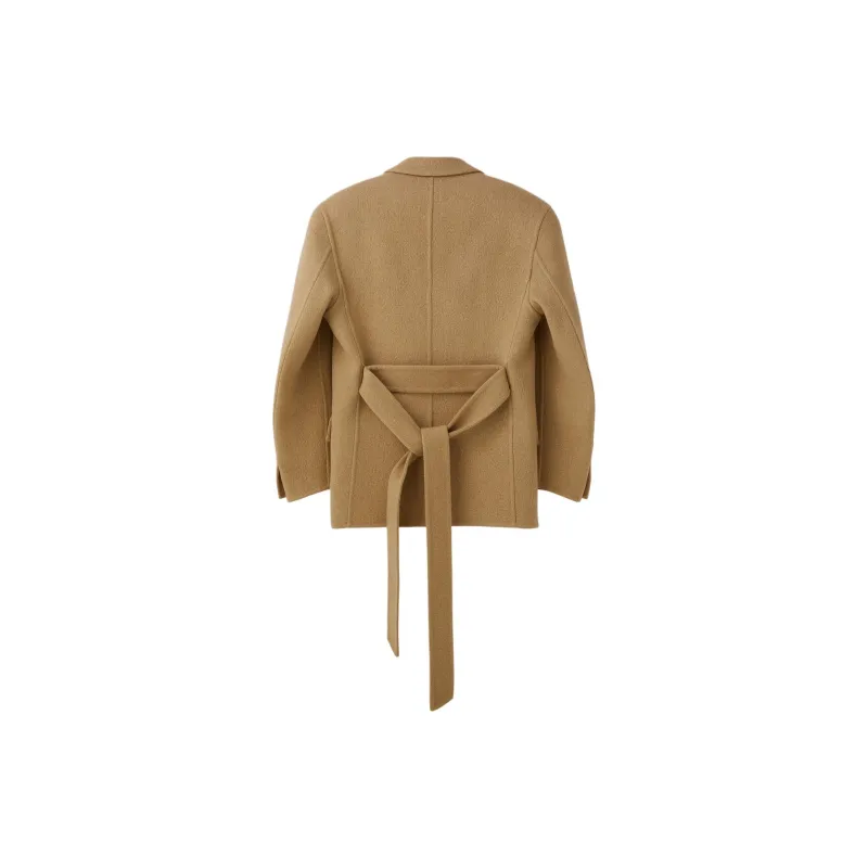 RECTO FW24 HANDMADE SINGLE BREASTED OVERSIZED JACKET Coats Women's CAMEL/Camel-1