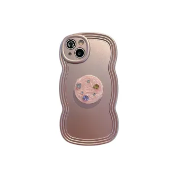 Wei Xin TPU Material Foundation Stick Stand Phone Cases Compatible With IPhone 16/15 Pro Max/Apple 13/14 Pro Max/12