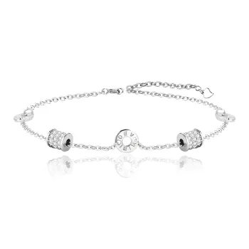 MAGICPOLE 925 Sterling Silver Zircon Bracelets Women's Silver Birthday Anniversary Box