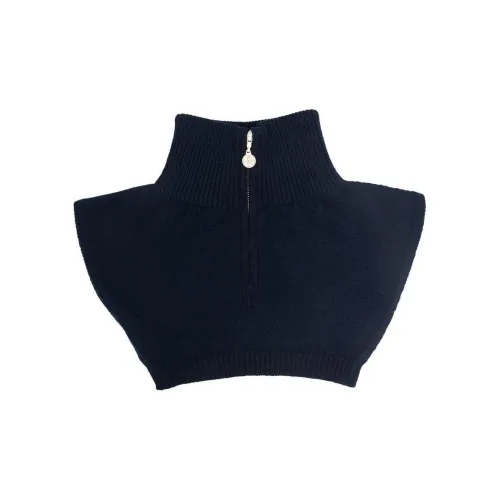 Barrie Half-zip Cashmere Bib