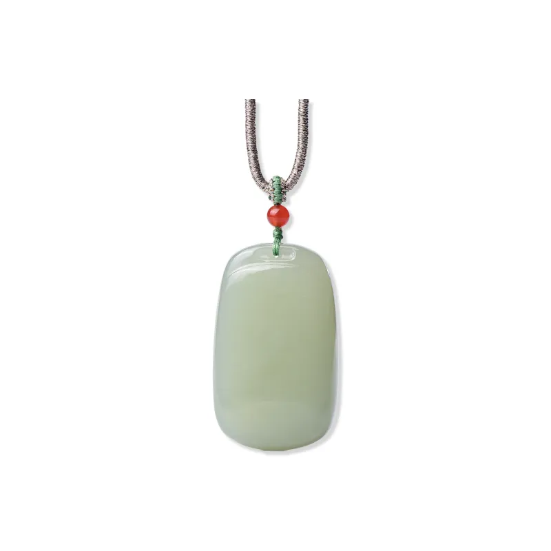 The Call Of The Heart Hetian Jade Pendants Green Jade Unisex-0