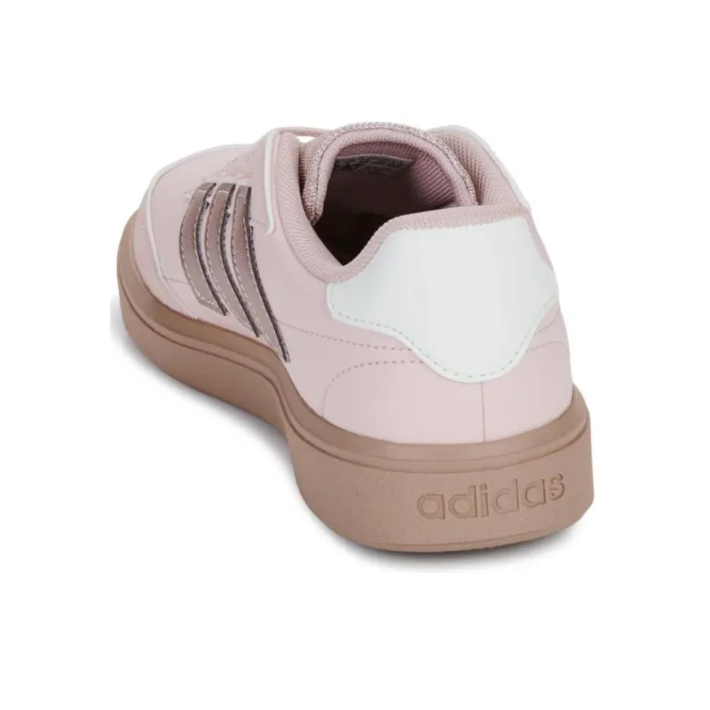 Adidas Anti Slip Wear Resistant Low Top Skateboard Shoes Women's Pink-2