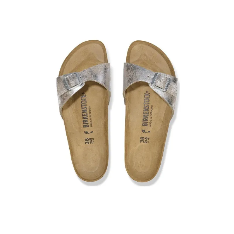 Birkenstock Madrid EVA Slip-Resistant Slide Slippers Women's Silver Regular-4