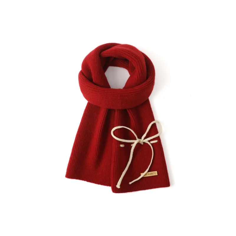FREE RABBITⅡ Fall And Winter Warm Windproof Cold Resistant Knitted Fabric Yarn Scarf Unisex-6