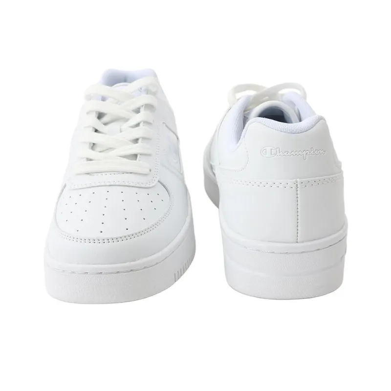Champion Foul Play Element Low Top Skateboard Shoes Men's White-4