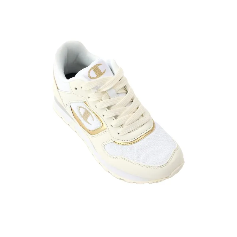 Champion Anti-Slip Wear-Resistant Low-Top Casual Running Shoes Women's Ecru Gold-1