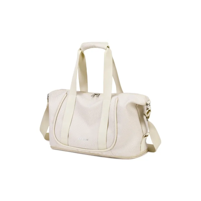 ZUOFEIFAN Fabric Travel Bag Regular Women's Beige-4