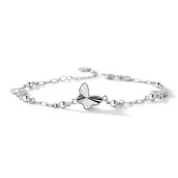 Right Hand Waiting S925 Silver Bracelets Women's