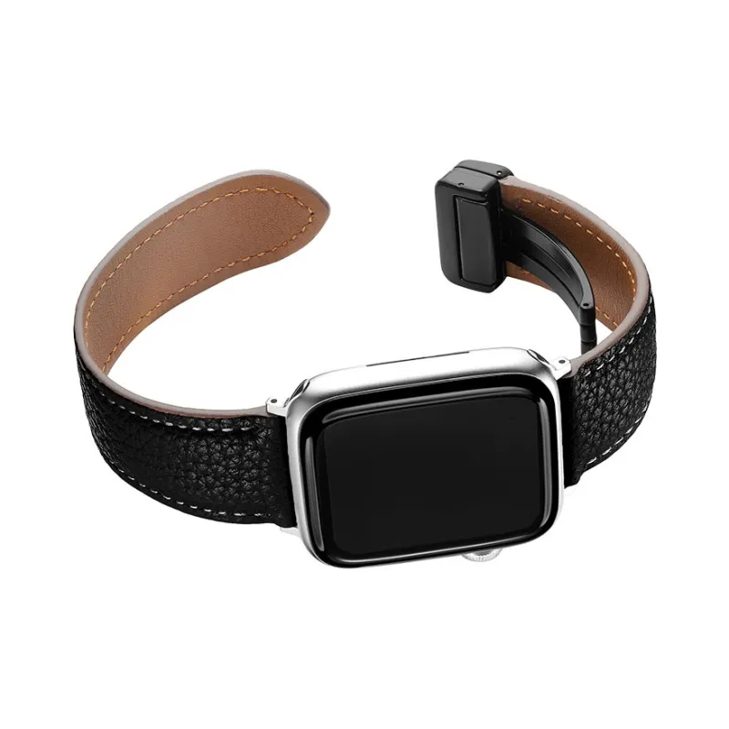 ZHENGGUANG Watch Band Apple Compatibility Cowhide Leather Material-16