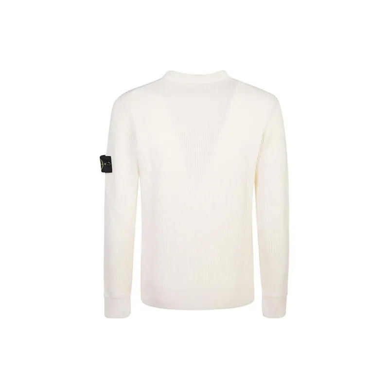 STONE ISLAND Logo Patch Crewneck Jumper-1
