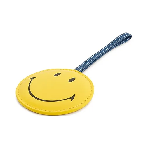 Lee SMILEY Collaboration PU Bag Accessories Unisex Yellow-2