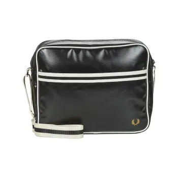 FRED PERRY Polyester Shoulder Bag Unisex Black
