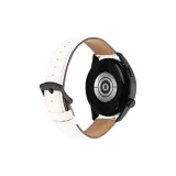 Plain Weave Pin Buckle Sheepskin Strap, Ivory White