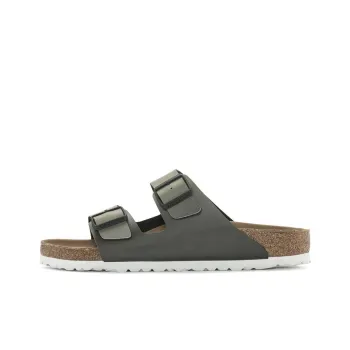 Birkenstock Arizona Series Slip-Resistant Slide Slippers Men's Softwood Brown Regular