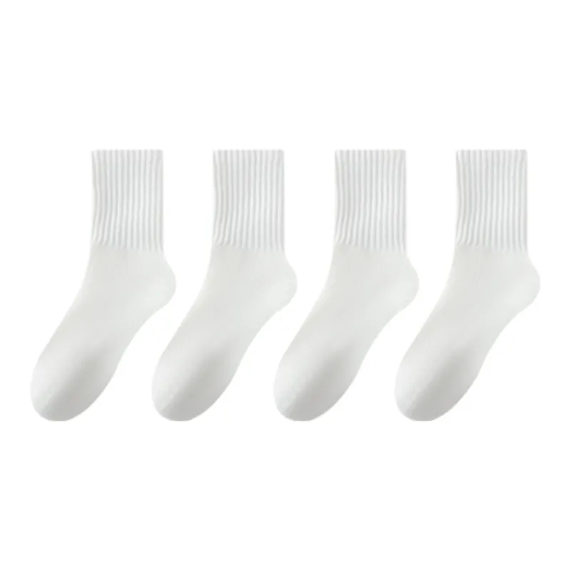 MIIOW Mid Calf Socks Women's 4 Pack-1