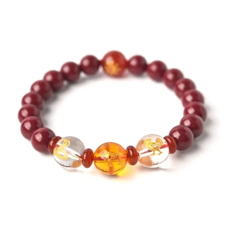 Strange Snow Cinnabar Bracelets Unisex-5