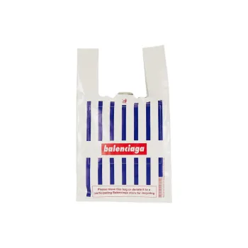 Balenciaga Leather Handbag Men's Blue/White/Red