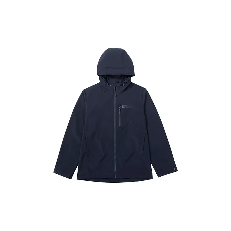 Jack Wolfskin City Outdoor Collection Jackets Coats Men's Navy Blue Comes With Necklace-1