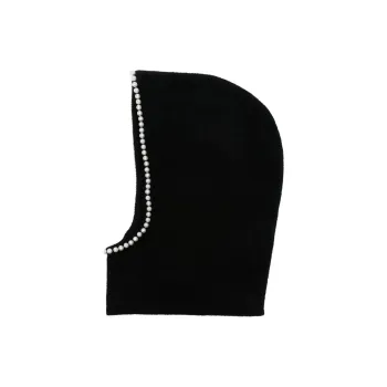 Sandro Nylon, Rayon, Elastane Hats & Caps Women's Black