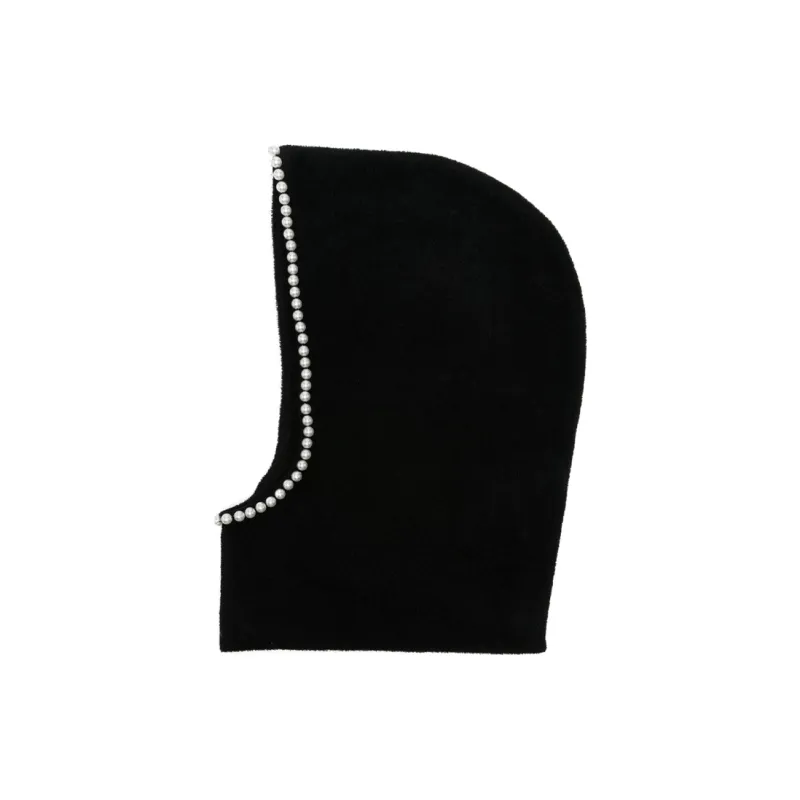 Sandro Nylon, Rayon, Elastane Hats & Caps Women's Black-0