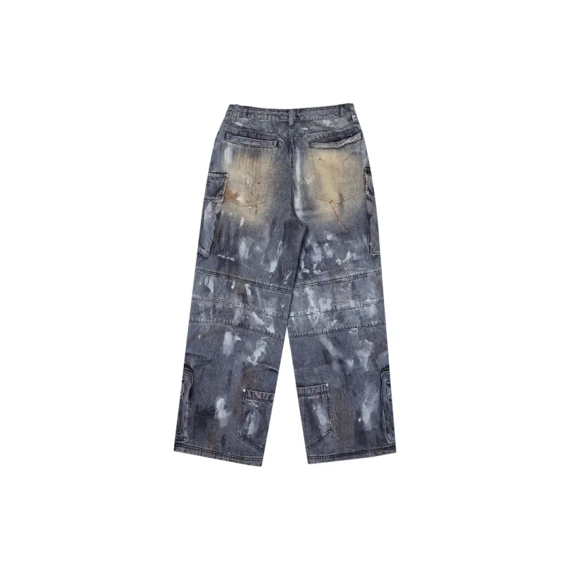 AMBER LIGHT Jeans Unisex Washed Blue-1