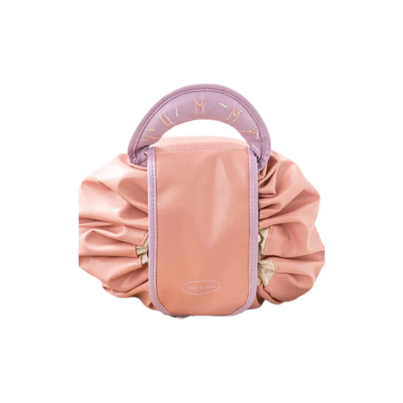 MOST ORIGINAL DESIGN Travel Toiletry Bag With Drawstring Closure Large Capacity Shopping Bag-14