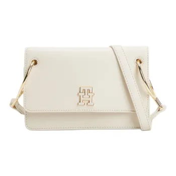 Tommy Hilfiger Polyurethane Shoulder Bag Crossbody Bag Women's Sugarcane Color