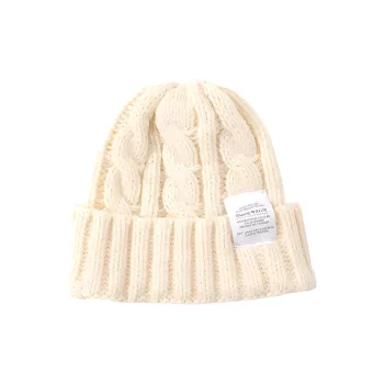 DZP Plush Yarn Beanies Unisex Multicolor
