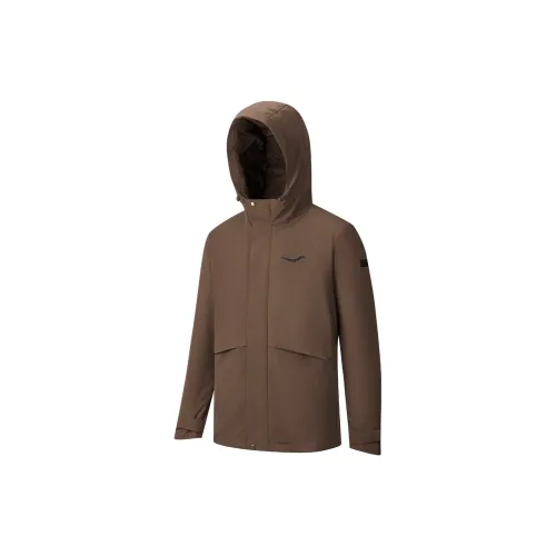 Saucony Down Jackets Men Chestnut Brown