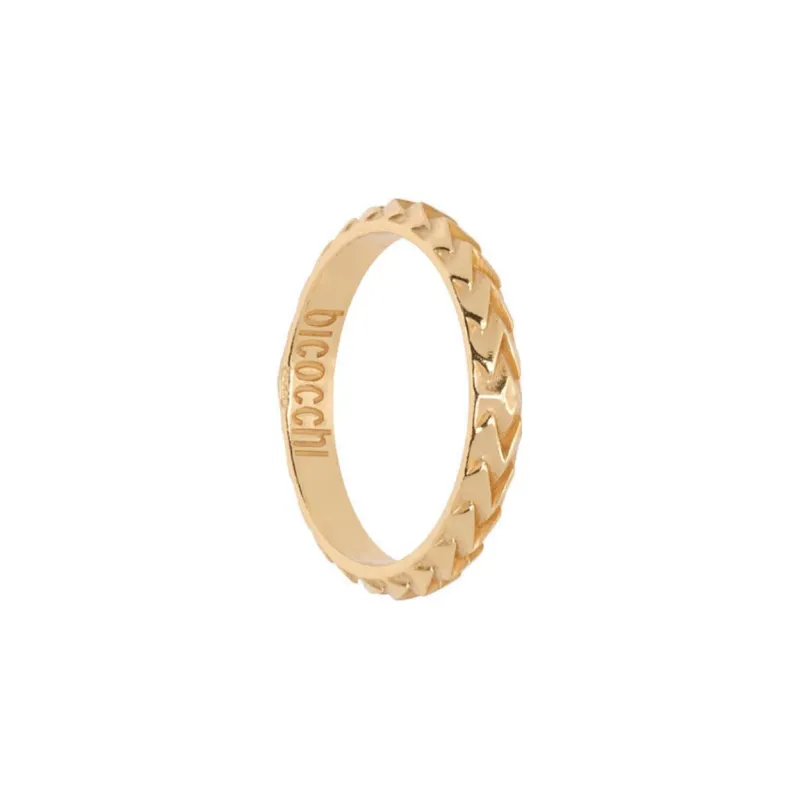 EMANUELE BICOCCHI 24K Gold-Plated Silver Rings Men's Gold-1